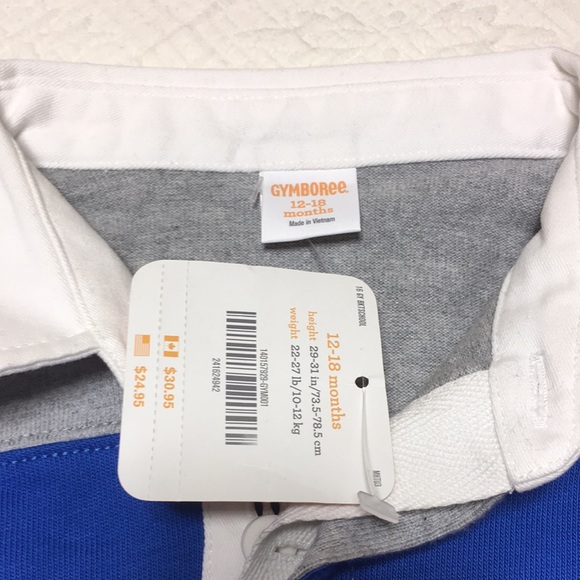 12-18m (3/$20) Rugby Shirt by Gymboree - Picture 7 of 16